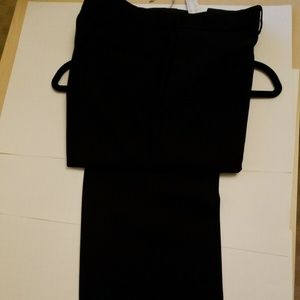 Men's Zara 100% Wool Dress/Suit Pant Black Slim 34